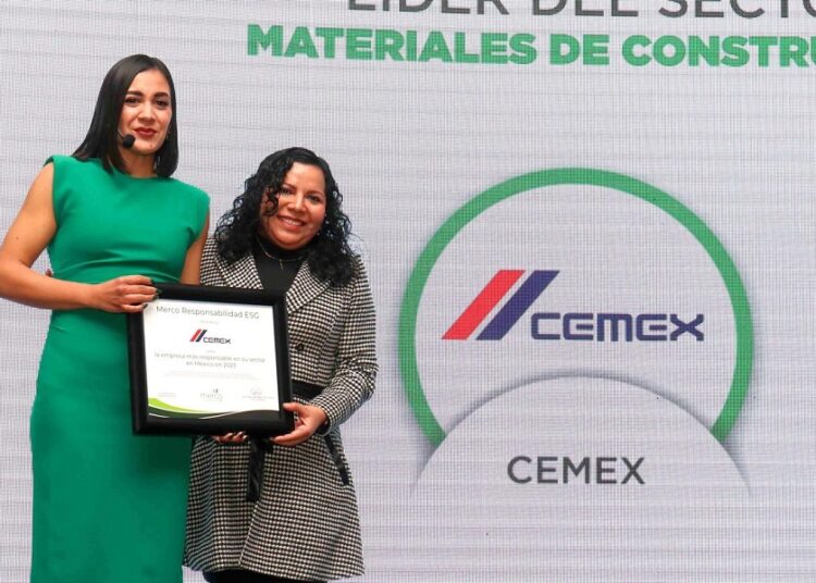 Cemex, la empresa más responsable en su sector: Merco