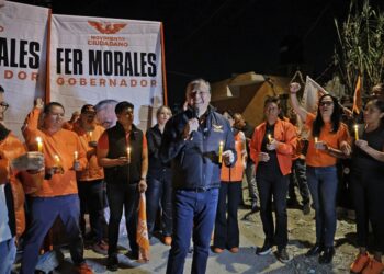 Fernando Morales arranca campaña en la colonia Luis Donaldo Colosio