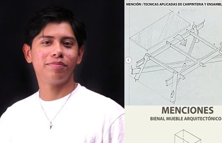Alumno Anáhuac con mención honorífica en la II Bienal de Mueble Arquitectónico