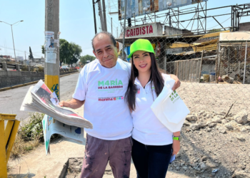María de la Barreda arranca campaña por el distrito 17 por Sigamos Haciendo Historia