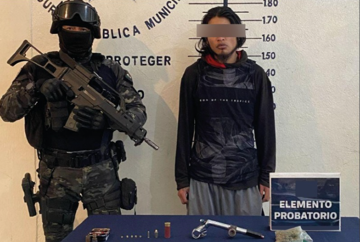 Policía de San Pedro detienen a narcomenudista