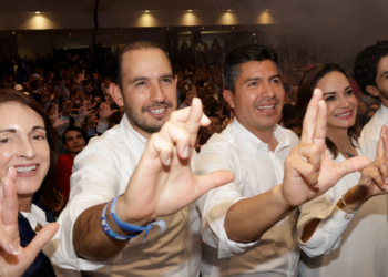 “Que tiemble Morena, le vamos a ganar» Lalo Rivera en su registro como gobernador