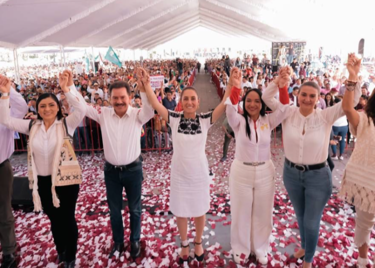 La visita de Sheinbaum a Puebla
