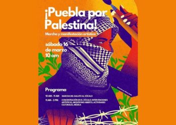 Convocan a marcha y manifestación artística por Palestina
