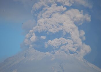Actividad del Popocatépetl no rebasa parámetros normales