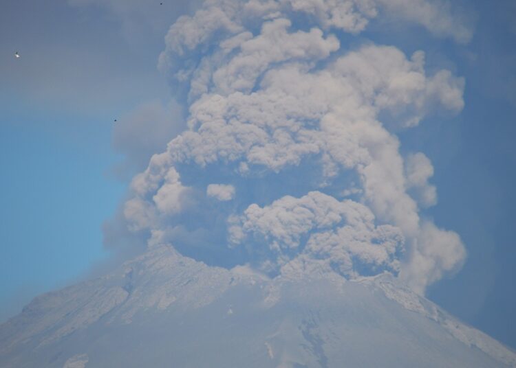 Actividad del Popocatépetl no rebasa parámetros normales