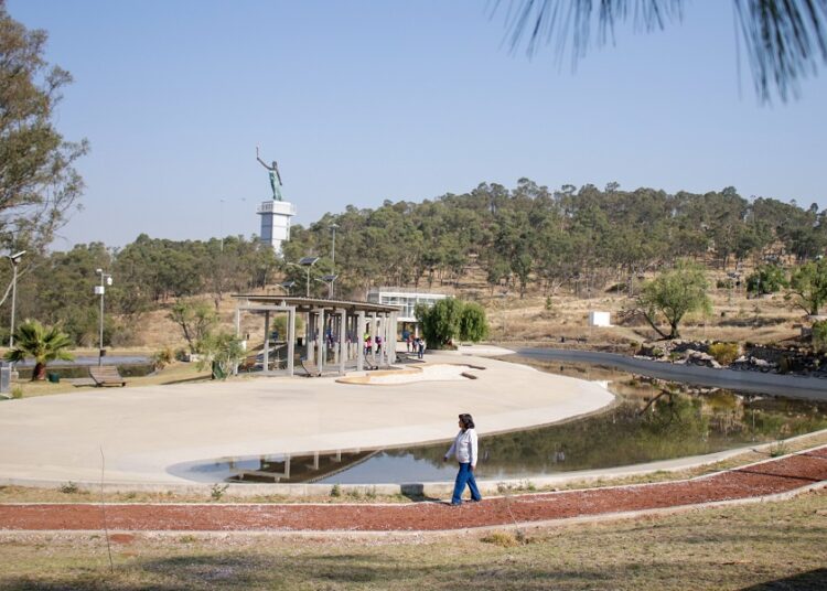 Ayuntamiento habilita áreas de juegos y trotapista del Parque del Cerro de Amalucan