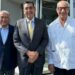 Sergio Salomón se reúne con los exmandatarios Pacheco Pulido y Morales Flores