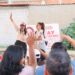 Tonantzin Fernández y Nay Salvatori celebran el Día del Niño en Santiago Momoxpan