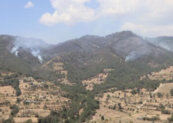 Ya está controlado el incendio forestal de Libres