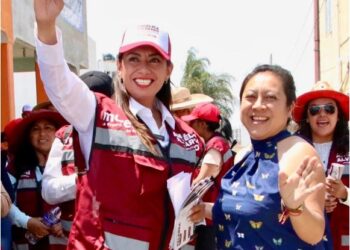 Gran apoyo para Angélica Alvarado en Coronango