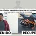 SSC Cholula recupera motocicleta robada en Amozoc