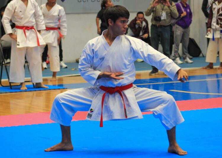 Delegación poblana de karate triunfa en Macroregional