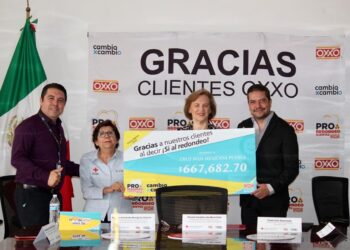 Cruz Roja Mexicana en Puebla cierra con éxito Redondeo OXXO