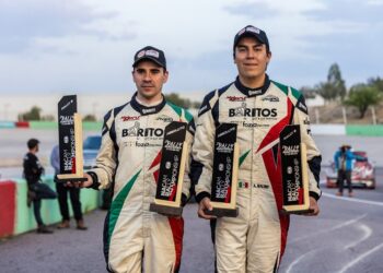 Alejandro Mauro de Escudería TV4 Guanajuato triunfa en Rally Aguascalientes