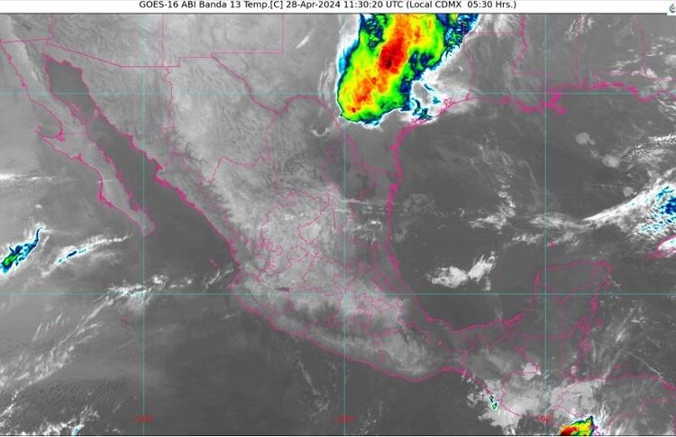 Pronostican lluvias, rachas de viento y altas temperaturas en México