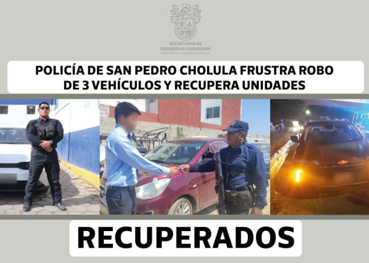 Policía de San Pedro frustra robo de 3 vehículos y recupera unidades