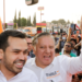 Fernando Morales y Jorge Máynez pintan a San Martín Texmelucan de naranja