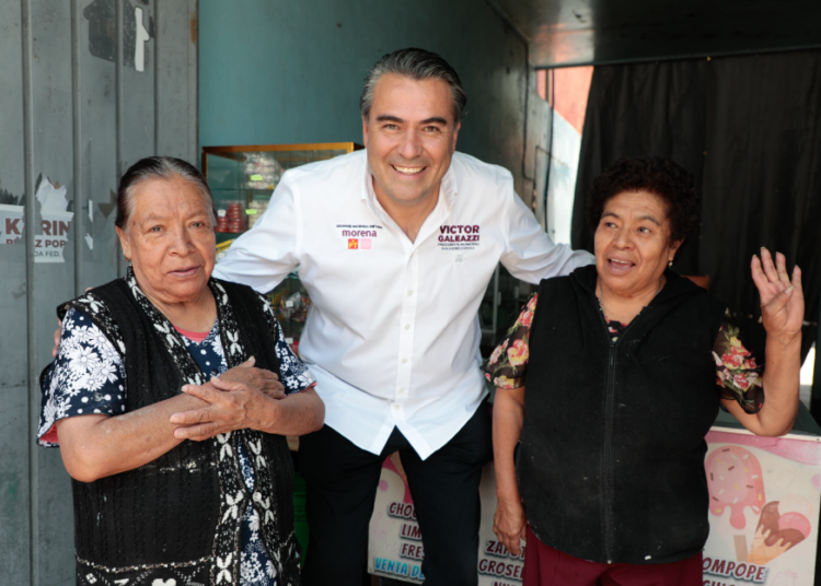 Víctor Galeazzi garantiza servicios de calidad a pobladores de San Andrés Cholula