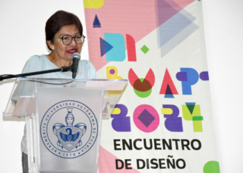 Lilia Cedillo inaugura el Primer Encuentro de Diseño DiBuap 2024