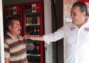 Víctor Galeazzi, candidato a la alcaldía, escucha necesidades de las y los sanandreseños