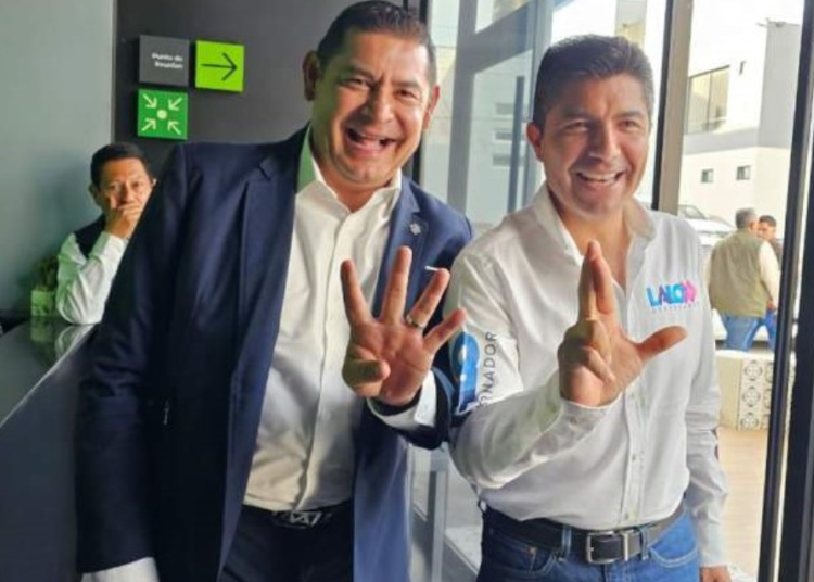 Encuentro casual de Armenta y Rivera