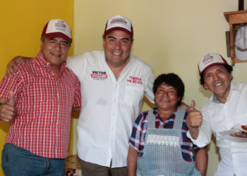 Víctor Galeazzi y Ray Cuautli recorren avenida Orión Sur