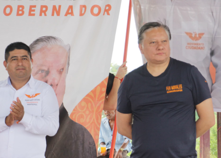 Fer Morales y Marcelo Téllez dialogan con ciudadanos de Jalpan