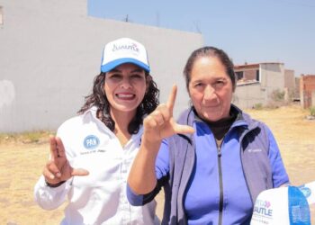Lupita Cuautle sigue recorriendo San Andrés Cholula