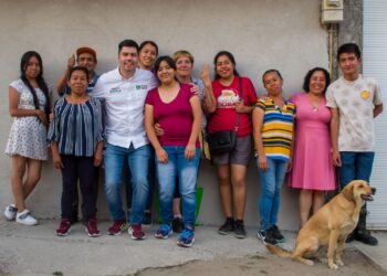 Jimmy Natale visita las colonias San José los Cerritos y San Pedro