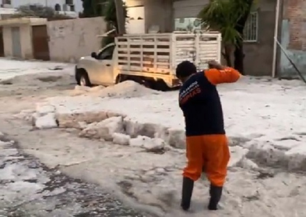 Registran afectaciones por lluvias y granizadas