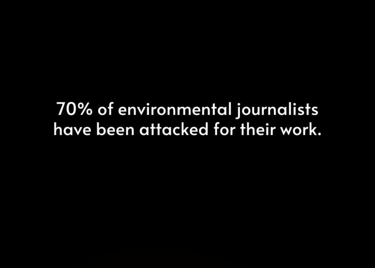 Violencia contra los periodistas medioambientales