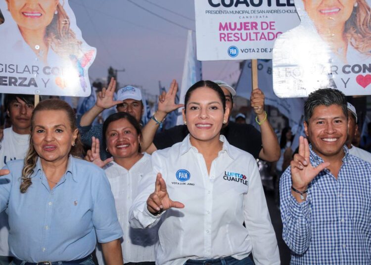 Cierra campaña Lupita Cuautle en Concepción la Cruz
