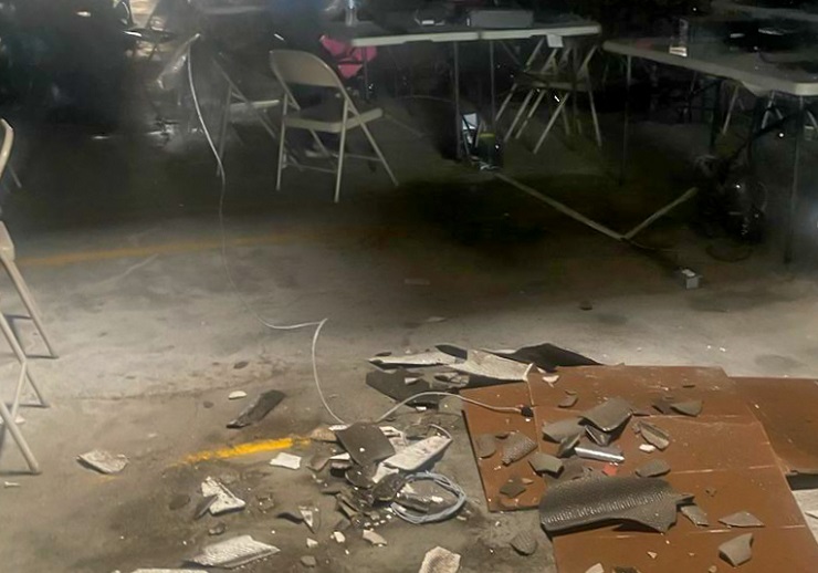 Intensas lluvias afectan instalaciones donde alojan al PREP