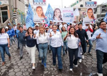 Lupita Cuautle cierra campaña en Concepción Guadalupe