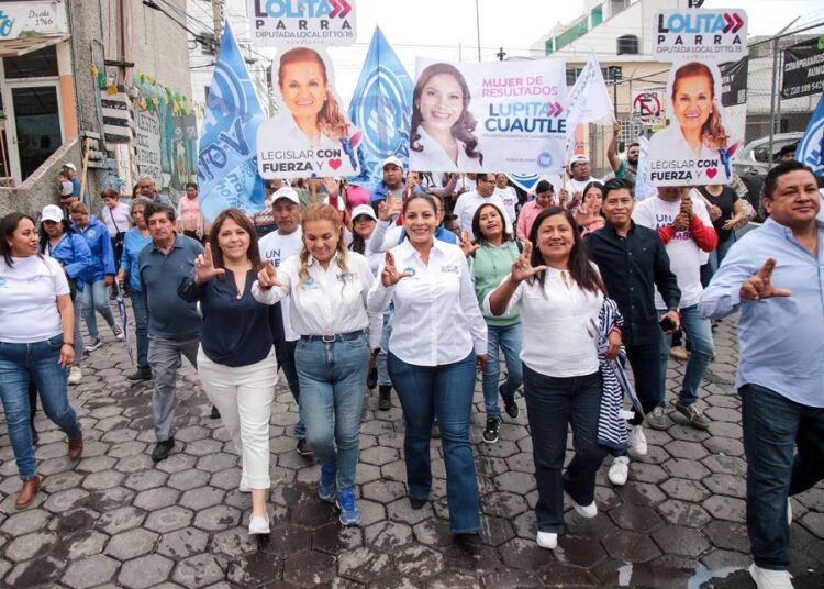 Lupita Cuautle cierra campaña en Concepción Guadalupe