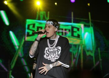 Noche de rap en la Feria de Puebla con Santa Fe Klan