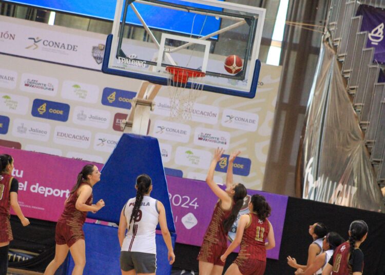 La quinteta poblana femenil se queda con la medalla de plata en Nacionales Conade 2024