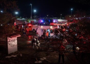 Suben a 9 muertos y 50 heridos por caída de templete en San Pedro Garza