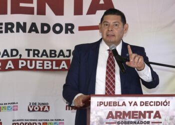 Me enfocaré en gobernar a Puebla: Armenta