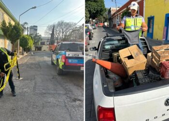 Retiran apartado de lugares en zona de la Feria de Puebla