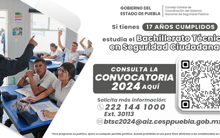 Checa la convocatoria para bachillerato en Seguridad Ciudadana en la ‘Ignacio Zaragoza’