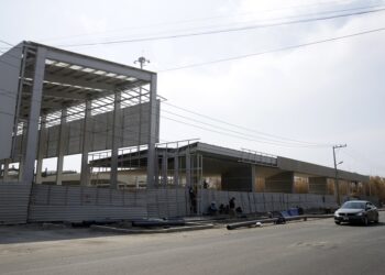 Central Camionera del Sur presenta avance de construcción del 85%