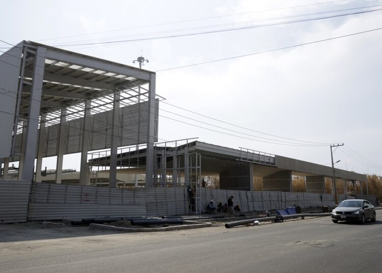 Central Camionera del Sur presenta avance de construcción del 85%