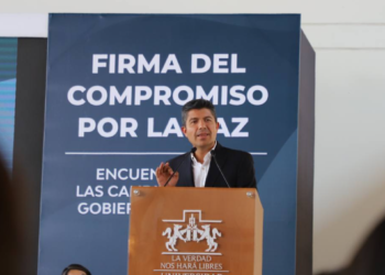 Lalo Rivera pide a militantes de MC votar por su proyecto; reta a Armenta a un debate más