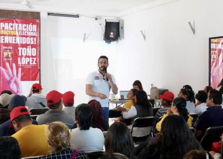 Toño López motiva a poblanas y poblanos comprometidos a defender el voto ciudadano