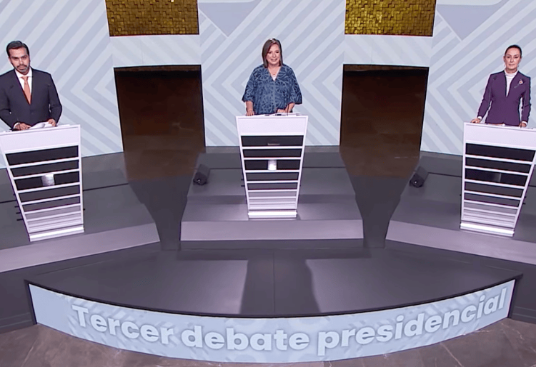 El tercer debate presidencial