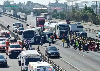 24 lesionados deja accidente vial en autopista México-Puebla-Veracruz