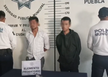 Policías de San Pedro detienen a 2 sujetos por portación de arma hechiza