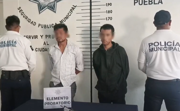 Policías de San Pedro detienen a 2 sujetos por portación de arma hechiza
